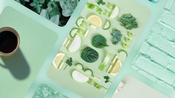 Mint-Green Wallpaper penulis hantaran