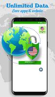 برنامه‌نما VPN Proxy –USA VPN Master عکس از صفحه
