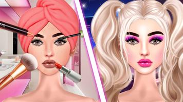 DIY Makeup trò chơi con gái ảnh chụp màn hình 1