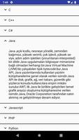 Programlama Dilleri captura de pantalla 3