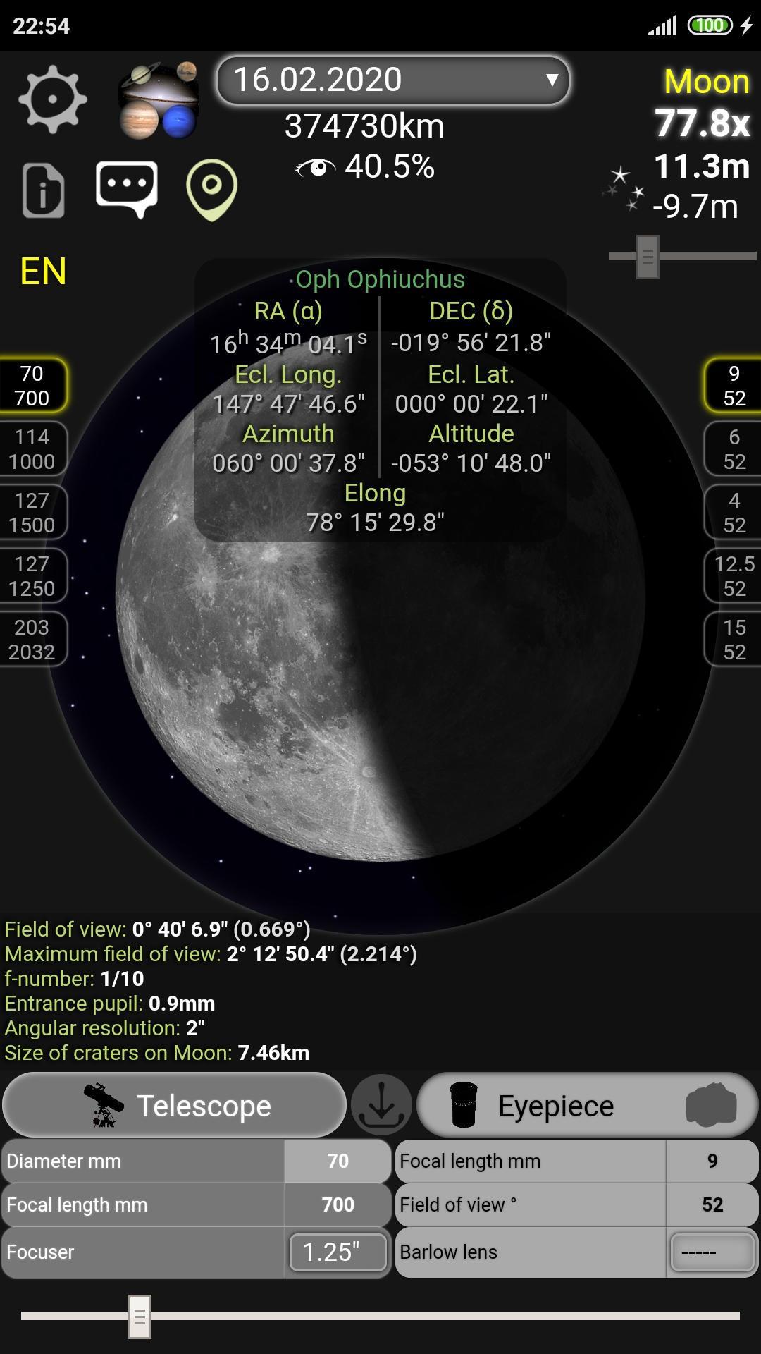Telescope calculator for Android - APK Download
