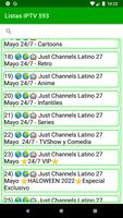 2 Schermata Listas IPTV 593