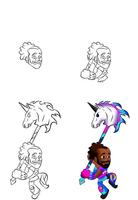 how to draw brawlhalla rengers coloring book скриншот 1