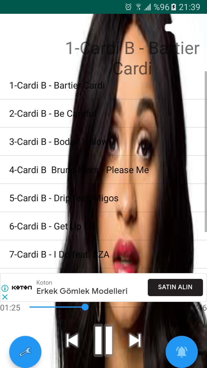 Cardi B Musics Without Internet Ringtone For Android Apk Download - cardi b be careful music id for roblox