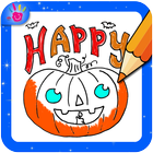 Happy Halloween Coloring Book Drawing Game ikon