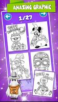 Happy Halloween Coloring Book Drawing Game syot layar 1