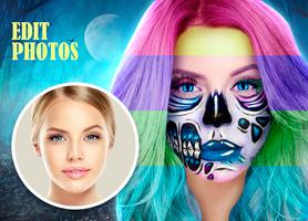 Halloween Photo:  Makeup&Masks اسکرین شاٹ 3