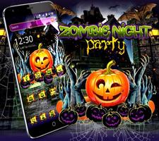 Halloween Pumpkin Dark Forest Theme تصوير الشاشة 1
