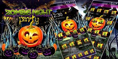 Halloween Pumpkin Dark Forest Theme تصوير الشاشة 3