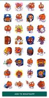 Halloween stickers for Whatsap poster