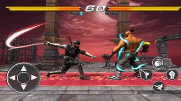 Ninja Assassin vs Samurai : Shadow fighting games poster