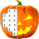 Pixel Art Halloween Color By Number-APK