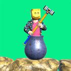 Pot Man Hammer Man Climber 3D icône