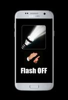 Flashlight with Clap and Speak captura de pantalla 1