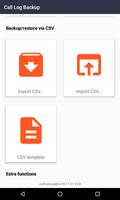 Call Logs Backup & Restore پوسٹر