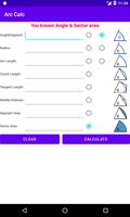 Arc Calculator - Circle Solver capture d'écran 3