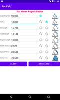 Arc Calculator - Circle Solver capture d'écran 2