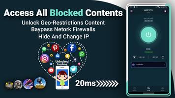 AVE:Low ping vpn & speed test screenshot 1