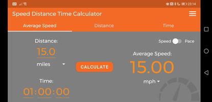 Speed Distance Time Calculator syot layar 3