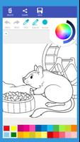Libro para colorear de hámster captura de pantalla 1