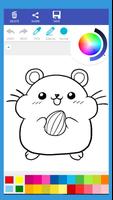 Libro para colorear de hámster captura de pantalla 2