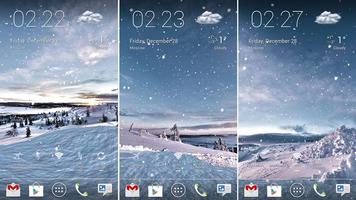 Snowfall 360° Live Wallpaper capture d'écran 1