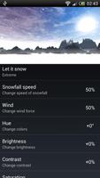 Snowfall 360° Live Wallpaper capture d'écran 3