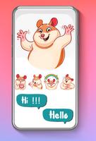 Hamster STICKERS FOR WhatsApp  screenshot 2