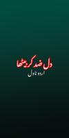 Dil Zid Kar Betha Urdu Novel الملصق