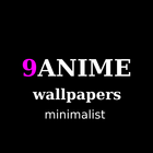 9anime minimalist wallpapers icône