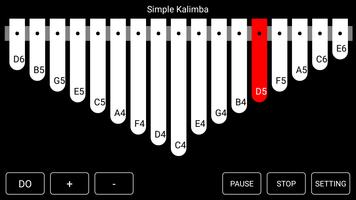 Simple Kalimba capture d'écran 1