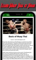 Muay Thai Training capture d'écran 1