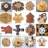 Jam Dinding Kayu poster