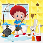 Baby Girls Clean House - Princess Home Girls Clean icon