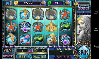 Slot - Mermaid's Pearl - Free Slot Machines Games स्क्रीनशॉट 1