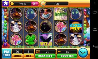 Alice in Magic World Slots-Vegas Slot Machine Game ảnh chụp màn hình 2