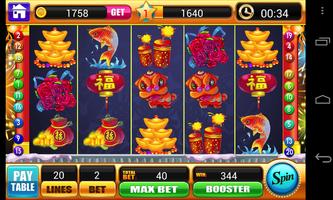 Lunar New Year Slots Machine - Free Vegas Casino captura de pantalla 3