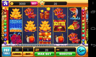 Lunar New Year Slots Machine - Free Vegas Casino постер