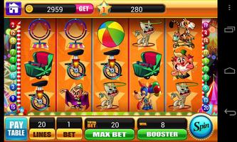 Circus Slots -Slot Machines Vegas Slot Casino Game Affiche