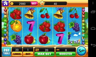 Classic 777 Fruit Slots -Vegas Casino Slot Machine پوسٹر