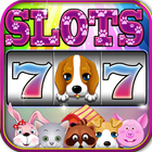 Puppy Slots - Happy Pet - Vegas Slot Machine Games ícone