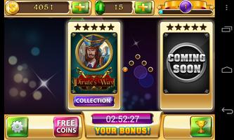 Slots - Pirate's Way-Free Slot Machine Casino Game โปสเตอร์