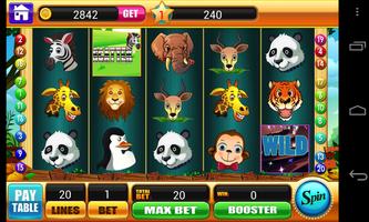Zoo Slots - Slot Machine - Free Vegas Casino Games Affiche