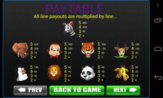Zoo Slots - Slot Machine - Free Vegas Casino Games capture d'écran 1