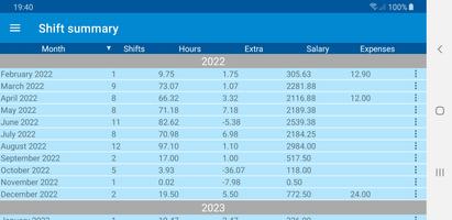 Shift Logger syot layar 2