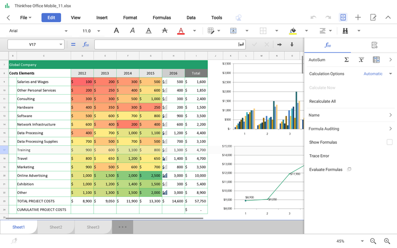 Thinkfree Office Mobile Viewer Android
