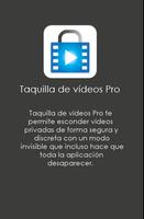 Taquilla de vídeos Pro Poster