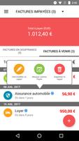 Rappel de factures capture d'écran 1