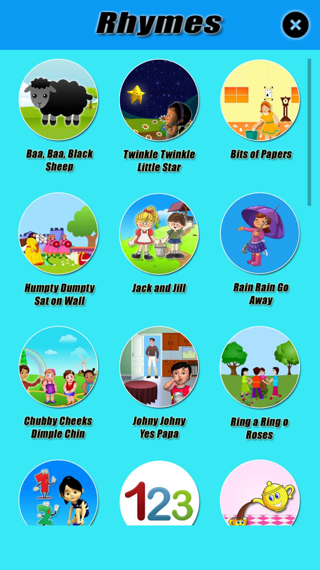 Top Rhymes for Kids for Android   APK Download