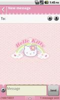 Handcent Skin (Hello Kitty) ảnh chụp màn hình 1